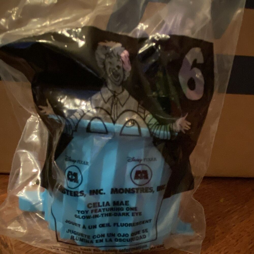 McDonald's Monsters Inc #6 Celia Mae Happy Meal Toy Vintage 2001